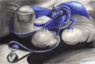 Dessin intitulée "petit-chevalier.jpg" par Sandra Chapdelaine, Œuvre d'art originale, Autre