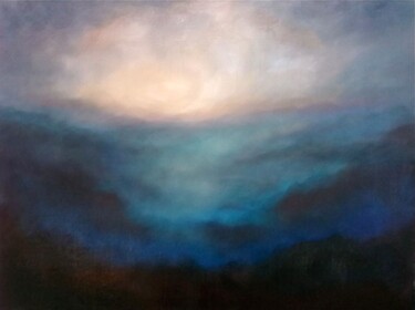 Painting titled "New World" by Lee Campbell, Original Artwork, Oil