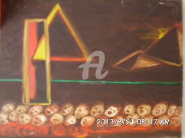 Peinture intitulée "children-of-the-pyr…" par Lm Arnal, Œuvre d'art originale