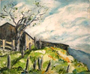 Peinture intitulée "Le barraconne" par Christiane Casanova, Œuvre d'art originale