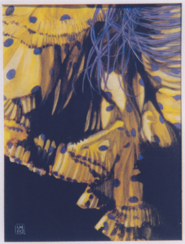 Peinture intitulée "lunares-ii.jpg" par Louis-Michel De Lara, Œuvre d'art originale, Gouache