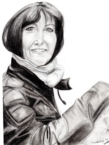 Dessin intitulée "NicoleM.jpg" par Sandra Chapdelaine, Œuvre d'art originale, Autre