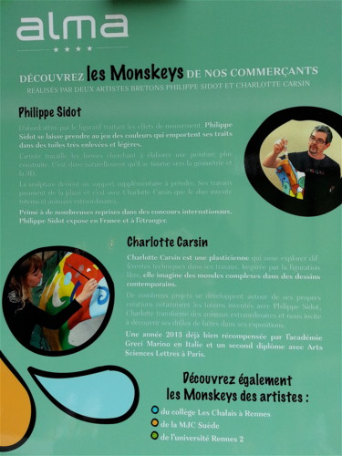 Fotografía titulada "monskeys alma rennes" por Philippe Sidot Et Charlotte Carsin, Obra de arte original