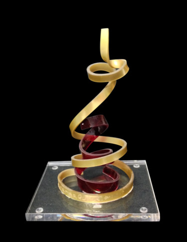 雕塑 标题为“Sapin Spirale Gold…” 由Cristina Marquès, 原创艺术品, 事物