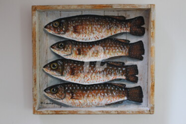 Peinture intitulée "PETITE CAISSE DE VI…" par Philippe Coeurdevey, Œuvre d'art originale, Acrylique