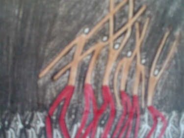 Drawing titled "berlin" by Michael Fitzgerald, Original Artwork, Ballpoint pen