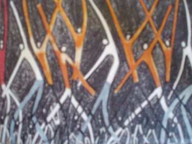 Drawing titled "ibiza" by Michael Fitzgerald, Original Artwork, Ballpoint pen