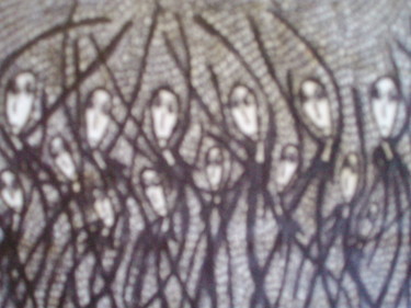 Drawing titled "rotterdam" by Michael Fitzgerald, Original Artwork, Ballpoint pen