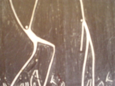 Drawing titled "funk soul 2" by Michael Fitzgerald, Original Artwork, Ballpoint pen