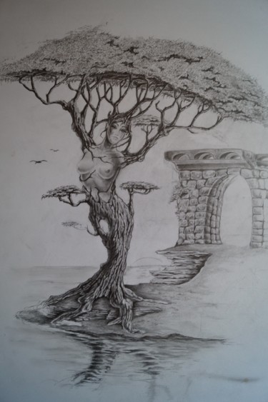 Metamorphose Dessin intitulée "Metamorphose" par Philippe Dran, Œuvre d'art originale, Crayon
