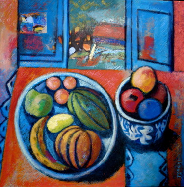 Peinture intitulée "Nature-morte I, Sti…" par Hélène Py, Œuvre d'art originale, Acrylique