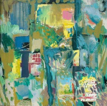Peinture intitulée "Jardin I" par Hélène Py, Œuvre d'art originale, Acrylique