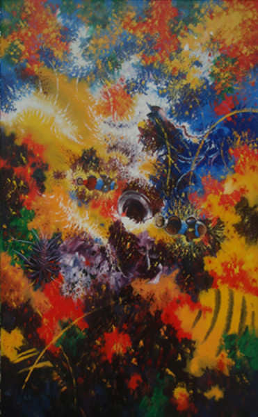 Pintura titulada "The joy of life" por Mikhail Rayev, Obra de arte original, Oleo
