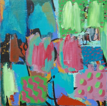 Peinture intitulée "La vie" par Hélène Py, Œuvre d'art originale, Acrylique