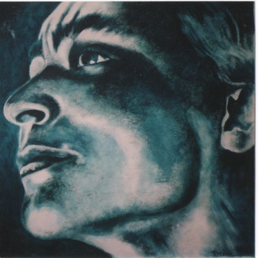 Peinture intitulée "Georgia O'Keeffe" par Hélène Py, Œuvre d'art originale, Acrylique