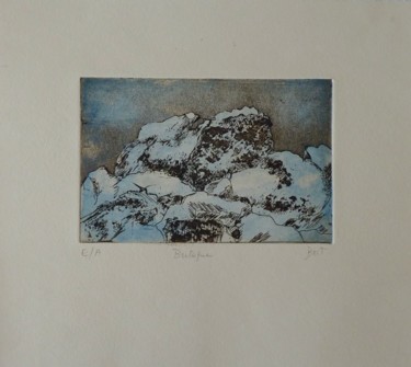 Printmaking titled "Bretagne" by Brigitte Bibard-Guillon, Original Artwork, Etching