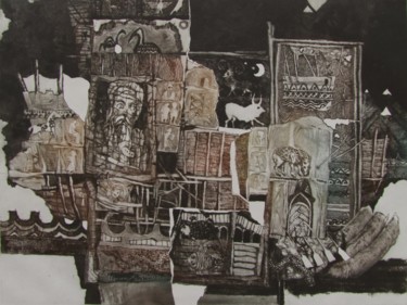 Printmaking titled "The Noah's Ark / 50…" by Georgi Veniaminov, Original Artwork, Other