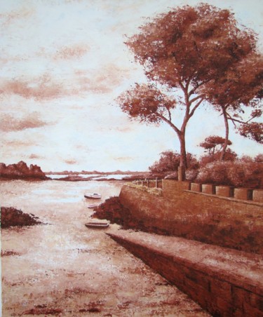 Peinture intitulée "BREHAT" par Stephanie Ledroit, Œuvre d'art originale, Acrylique