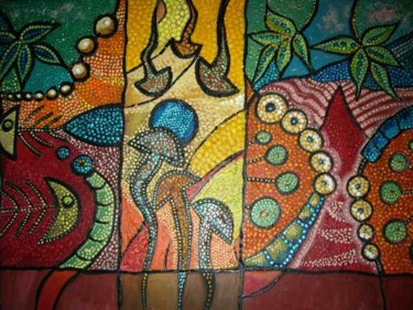 Painting titled "Esperanza Maternal" by Lily Valdés, Original Artwork