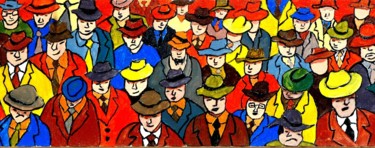 제목이 "chapeau!"인 미술작품 Yves Perrin로, 원작, 기름