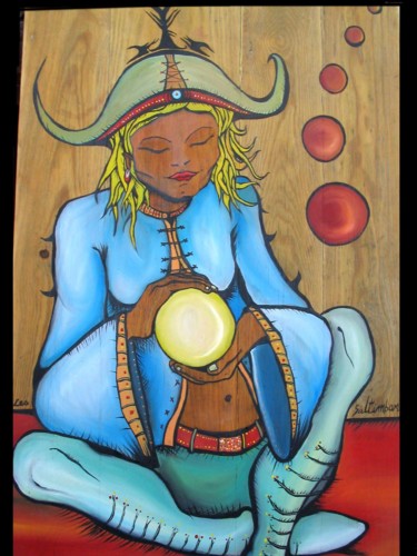 Peinture intitulée "Transmission" par Asil, Œuvre d'art originale