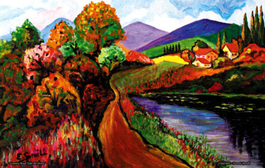 country-road.jpg Painting titled "country-road.jpg" by Everett Spruill, Original Artwork