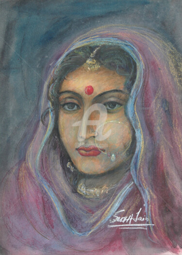 Painting titled "MYSTRIOUS" by Suddha Sama, Original Artwork, Acrylic