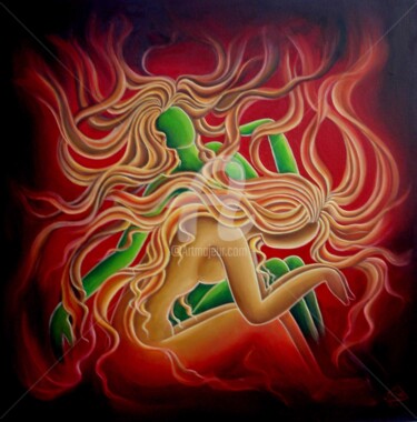 Painting titled "ep-27-awekening-36x…" by Suddha Sama, Original Artwork