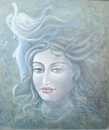 Painting titled "TRUESELF" by Suddha Sama, Original Artwork, Other