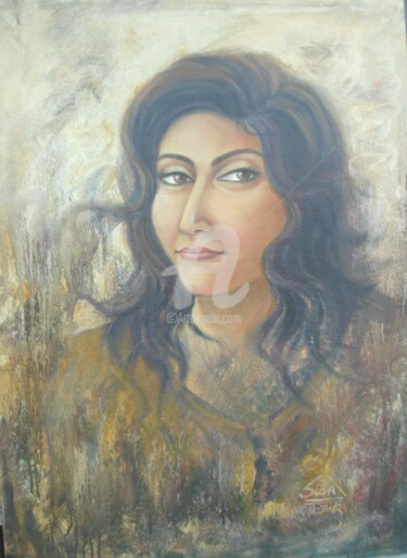 Painting titled "MUNMUN" by Suddha Sama, Original Artwork, Oil