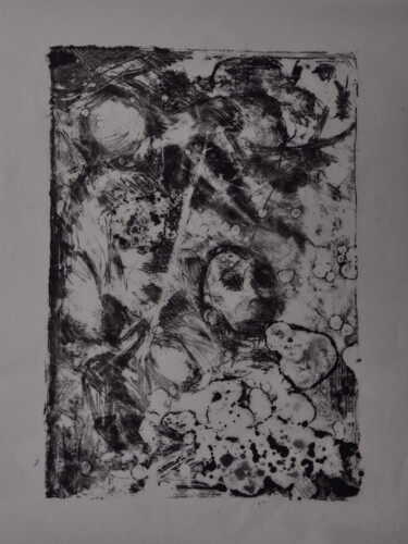 Peinture intitulée "lettres-de-la-mouss…" par Jean Cabane, Œuvre d'art originale