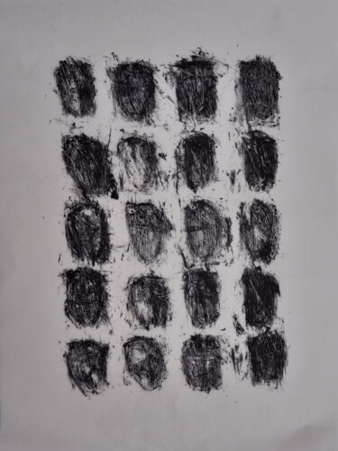 Peinture intitulée "lettres-de-la-mouss…" par Jean Cabane, Œuvre d'art originale