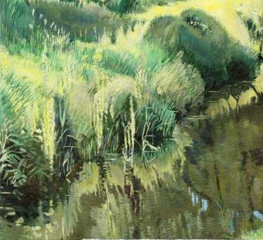 GARGAZON BIOTOP PART 2 Painting titled "GARGAZON BIOTOP PAR…" by Emilia Amaro, Original Artwork, Acrylic