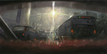 绘画 标题为“great-light-2-108x5…” 由Tao Jia, 原创艺术品, 油