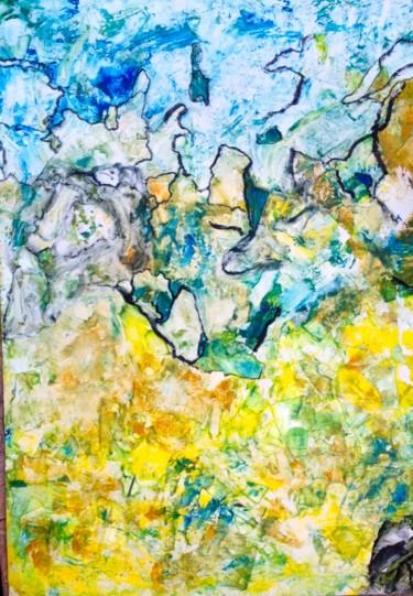 Pintura titulada "Broken European Bor…" por Decolorado, Obra de arte original, Acrílico