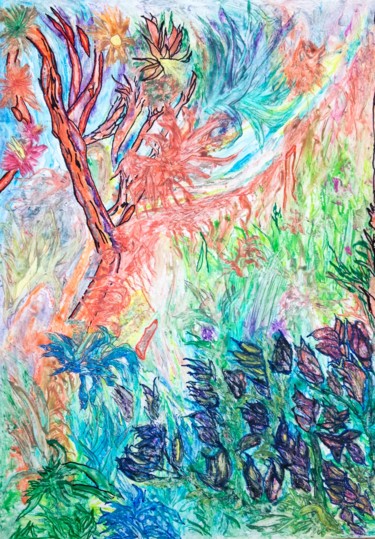 Pintura titulada "Road liana_camino-d…" por Decolorado, Obra de arte original, Otro