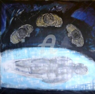 douleur-103 Peinture intitulée "douleur-103" par Ewa Held, Œuvre d'art originale, Acrylique