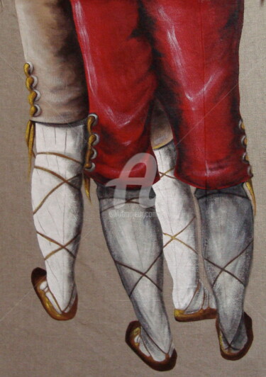 Peinture intitulée "" DANTZA "  07/2014" par Jacquotte Gaignault, Œuvre d'art originale