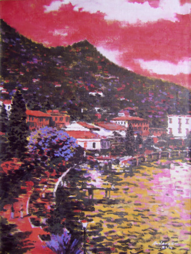 Painting titled "Wings of mountain" by Robert Andersen, Original Artwork, Oil