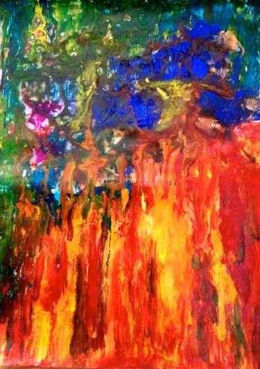 Pintura titulada "Beelzebub return_re…" por Decolorado, Obra de arte original, Otro