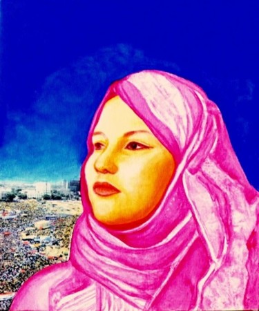 Malerei mit dem Titel "la dignité humaine…" von Sigrun Neumann (Sineu), Original-Kunstwerk, Acryl