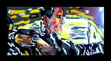 Peinture intitulée "Clin d'oeil Shumi..." par Vrineart, Œuvre d'art originale, Acrylique