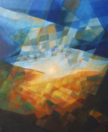 Peinture intitulée "Composition #040603…" par Arnaud Felix, Œuvre d'art originale, Huile