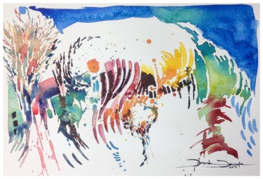 Painting titled "Animatation" by Frank Jooste, Original Artwork