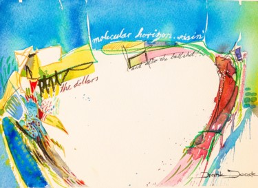 Painting titled "Molécule de mondial…" by Frank Jooste, Original Artwork
