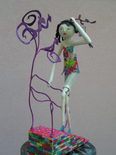 Sculpture intitulée "Agathe" par Patrick Dupont, Œuvre d'art originale, Métaux