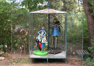 Sculpture intitulée "Pavillon de femmes" par Patrick Dupont, Œuvre d'art originale, Autre