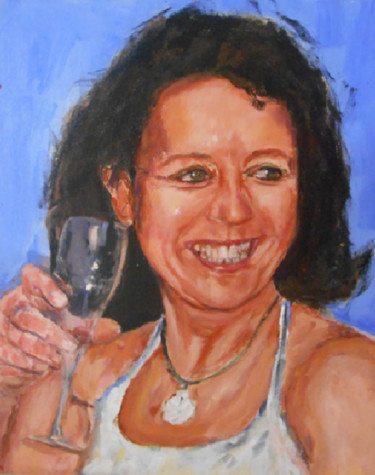 Peinture intitulée "isabelle" par Thierry Moreau, Œuvre d'art originale, Acrylique