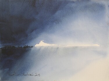 Peinture intitulée "Sans mots dire, se…" par Muriel Buthier-Chartrain, Œuvre d'art originale, Aquarelle