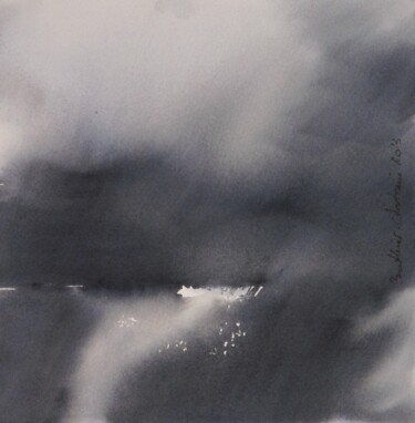 Peinture intitulée "Tu me mets sans-des…" par Muriel Buthier-Chartrain, Œuvre d'art originale, Aquarelle